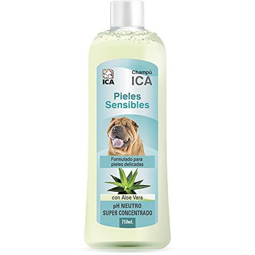 ICA chpm18 Shampoo für empfindliche Haut mit Aloe Vera für Hunde von ICA