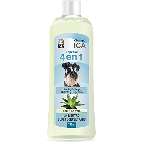 ICA chpm26 4 in 1 mit Aloe Vera Shampoo für Hunde von ICA