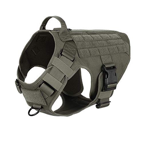 ICEFANG Tactical Dog Harness with Handle Work Training Molle Vest von ICEFANG