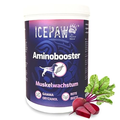 ICEPAW Aminobooster (500g) | Muskelaufbau für Hunde | für optimales Wachstum und Regeneration von ICEPAW by Michael Tetzner