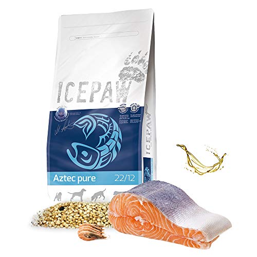 ICEPAW Aztec Pure I 2 kg I Trockenfutter für Hunde I Lachs, Krill, Amaranth I hypoallergen von ICEPAW by Michael Tetzner