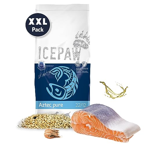 ICEPAW Aztec Pure Trockenfutter für Hunde I hypoallergen I mit Lachs, Krill & Amaranth I 14 kg ICEPAW Aztec Pure Trockenfutter für Hunde I hypoallergen I mit Lachs, Krill & Amaranth I 14 kg von ICEPAW by Michael Tetzner