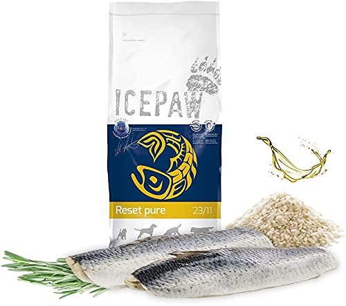 ICEPAW I High Premium I Trockenfutter Reset Pure 2 kg I Fisch (Hering) und Reis I Für futtersensible Hunde I Futterumstellung von ICEPAW by Michael Tetzner