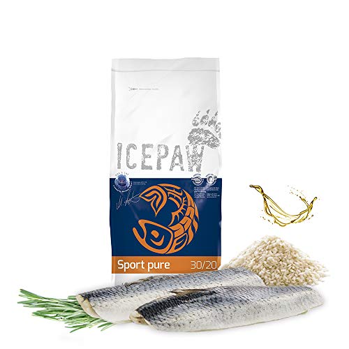 ICEPAW I High Premium Trockenfutter für Sporthunde I Sport Pure 2 kg I Mit Hering und Reis I Adult von ICEPAW by Michael Tetzner