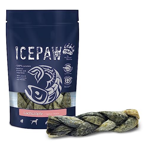 ICEPAW I Lachszöpfe I 5 Stück I 150 g I Fisch Snack für Hunde von ICEPAW by Michael Tetzner