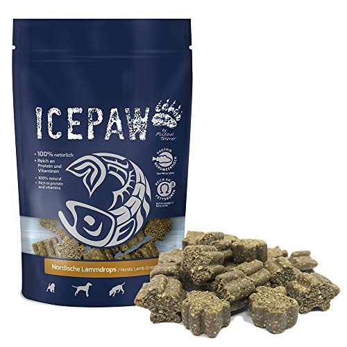 ICEPAW Nordische Lammdrops, Single Protein Lamm Snack für Hunde, 300 g von ICEPAW by Michael Tetzner