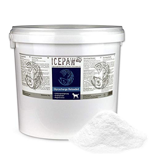 ICEPAW Glycocharge Reloaded I Leistungssteigerung I Regeneration I Ergänzungsfuttermittel für Hunde I 1 Eimer (7 kg) von ICEPAW by Michael Tetzner