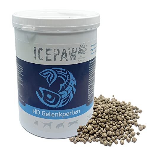 ICEPAW HD Gelenkperlen (700 g) I mit Ingwer und Teufelskralle I mehr Bewegungsfreude I Ergänzungsfuttermittel für Hunde von ICEPAW by Michael Tetzner