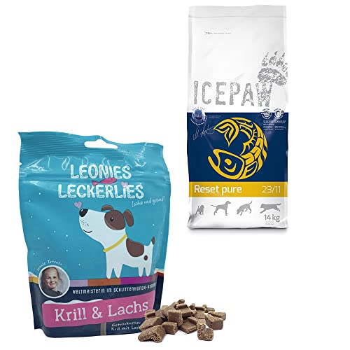 ICEPAW Kombipaket I Für futtersensible Hunde I High Premium Trockenfutter I Reset Pure 14 kg I Leonies Leckerlies 125 g ICEPAW Kombipaket I Für futtersensible Hunde I High Premium Trockenfutter I Reset Pure 14 kg I Leonies Leckerlies 125 g von ICEPAW by Michael Tetzner