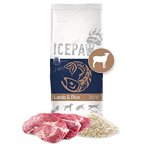 ICEPAW I High Premium I Trockenfutter Lamm und Reis 2 kg I Für futtersensible Hunde von ICEPAW by Michael Tetzner