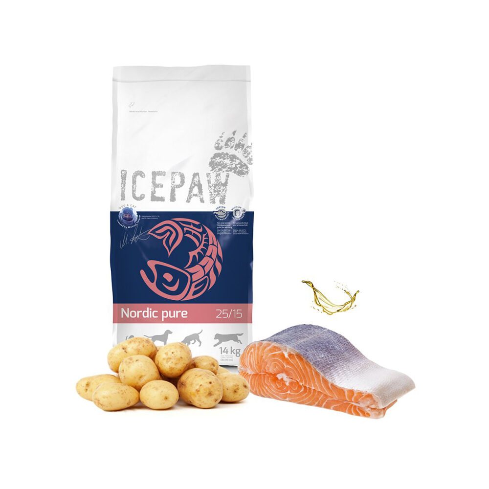 ICEPAW Nordic Pure - Lachs und Kartoffeln - 14 Kg von ICEPAW