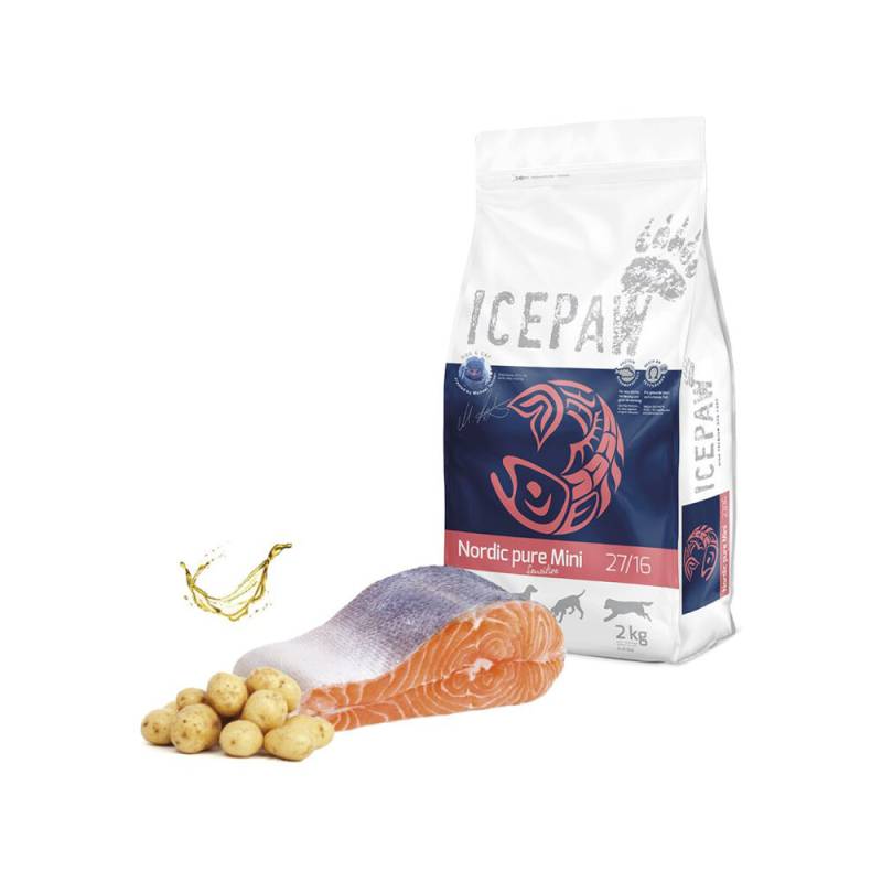 ICEPAW Nordic Pure Mini Sensitive - Lachs und Kartoffeln - 2 Kg von ICEPAW