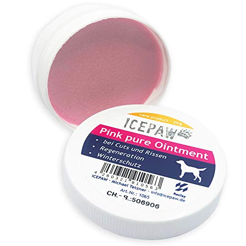 ICEPAW Pink Pure Ointment Pfotensalbe für Hunde, 1x200g Dose von ICEPAW by Michael Tetzner