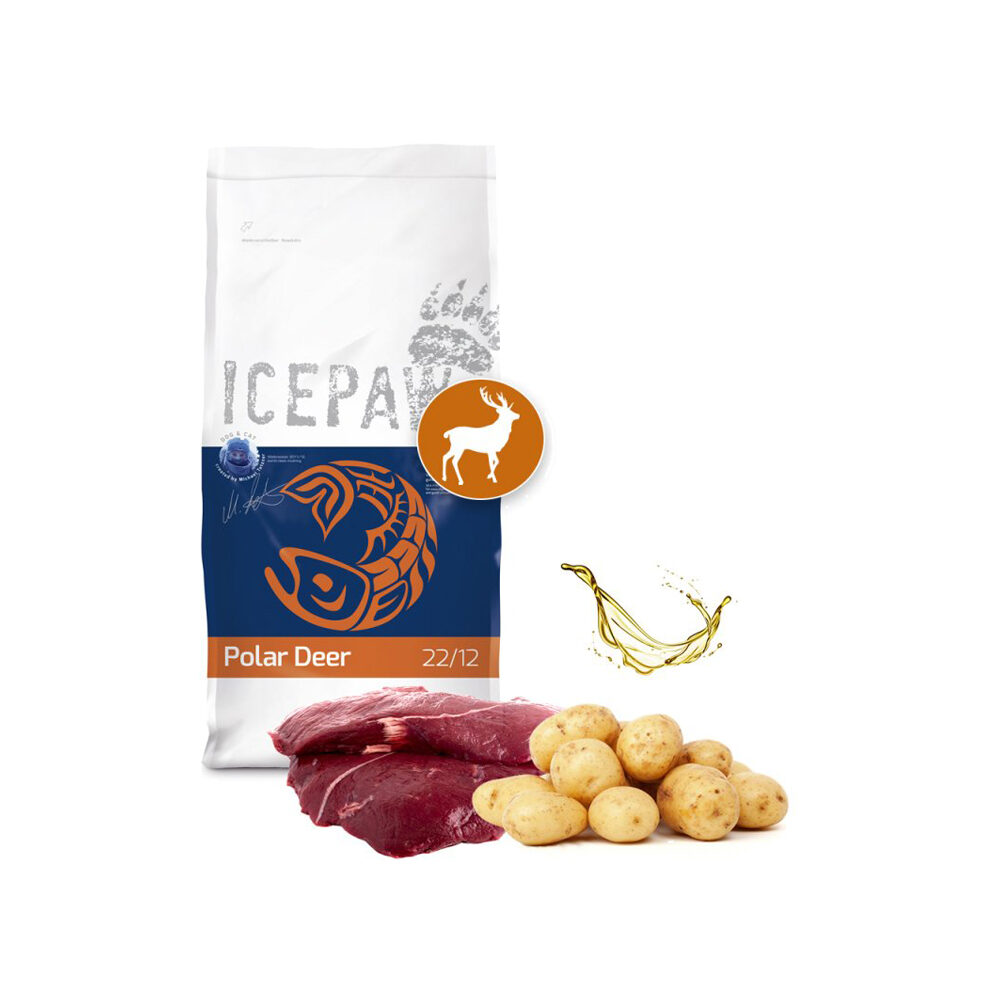 ICEPAW Polarhirsch - HIrsch & Kartoffeln - 2 Kg von ICEPAW