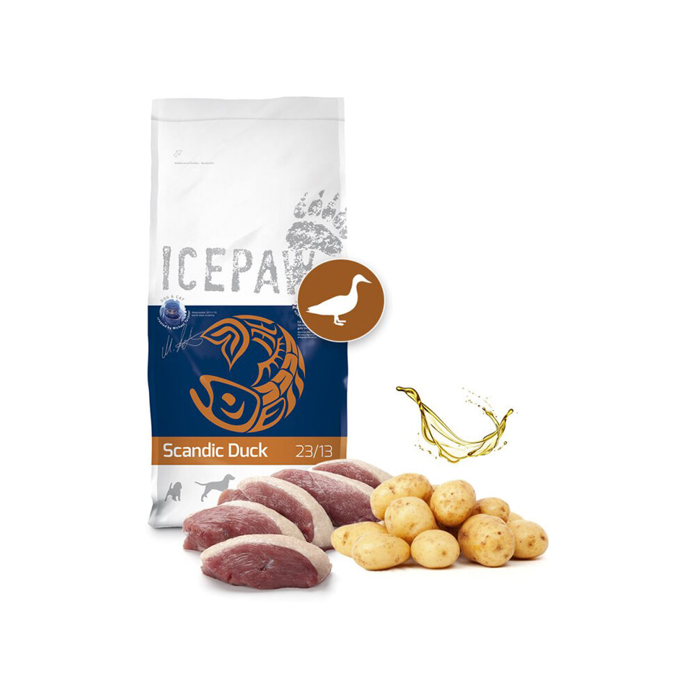 ICEPAW Scandic Duck - Ente und Kartoffeln - 14 Kg von ICEPAW