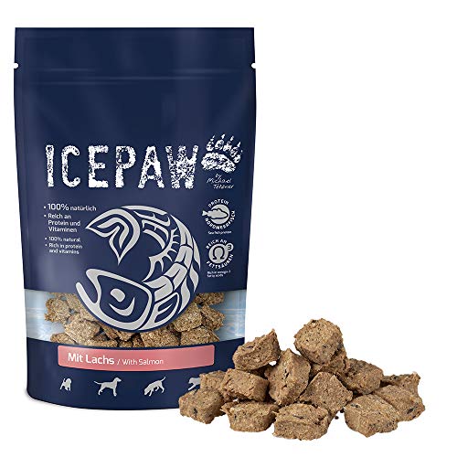 ICEPAW Mit Lachs, Snack zur Belohnung mit Lachs für Hunde, 150 g von ICEPAW by Michael Tetzner
