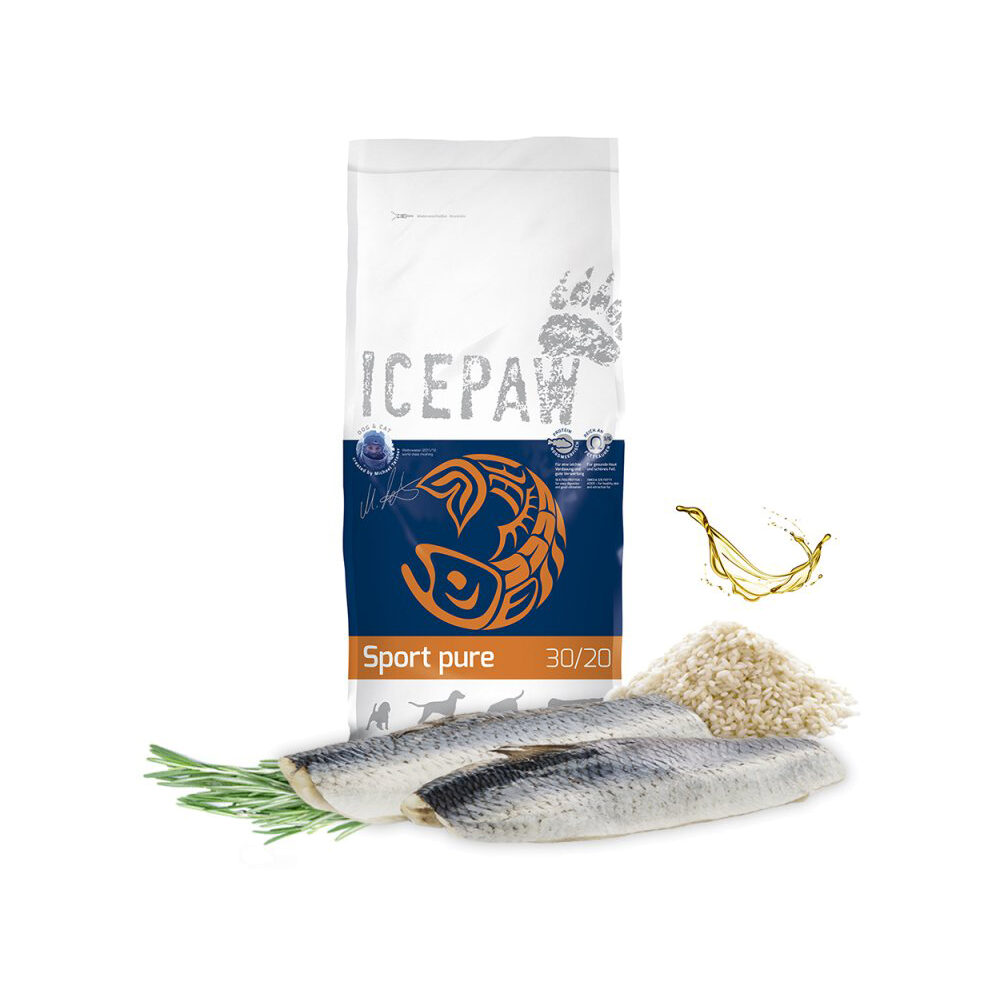 ICEPAW Sport Pure - Hering und Reis - 14 kg von ICEPAW