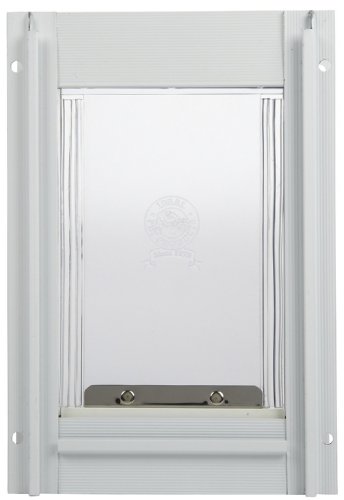 Ideal Pet Products Deluxe-Aluminium-Tür mit Teleskoprahmen, super groß, 38,1 x 50,8 cm, Klappengröße, Weiß Ideal Pet Products Deluxe-Aluminium-Tür mit Teleskoprahmen, super groß, 38,1 x 50,8 cm, Klappengröße, Weiß von IDEAL PET PRODUCTS SINCE 1979