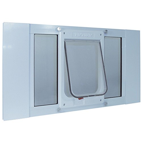 Ideal Pet Products Schiebefenster für Haustiere, Aluminium, verstellbare Breite 68,6 cm bis 81,3 cm, Chubby Kat, 19 x 26,7 cm, Weiß Ideal Pet Products Schiebefenster für Haustiere, Aluminium, verstellbare Breite 68,6 cm bis 81,3 cm, Chubby Kat, 19 x 26,7 cm, Weiß von IDEAL PET PRODUCTS SINCE 1979
