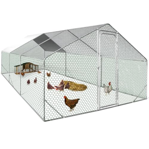 IDMarket – Laufstall Hühnerstall 18 m² Park, Drahtgestell, aus verzinktem Stahl IDMarket – Laufstall Hühnerstall 18 m² Park, Drahtgestell, aus verzinktem Stahl von IDMarket