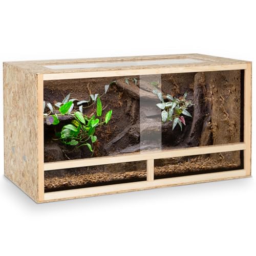 IDMarket - Terrarium aus OSB-Holz für Reptilien und Batracianer, Seitenlüfter, 115 cm IDMarket - Terrarium aus OSB-Holz für Reptilien und Batracianer, Seitenlüfter, 115 cm von IDMarket