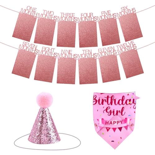 IDNVFY 1 Pink Speichelhandtuch, 1 Rosa Wollkugel Und 1 Foto -Banner, Hundegeburtstagsgeschenk, Haustier -Geburtstagszubehör, Haustierbedarf. IDNVFY 1 Pink Speichelhandtuch, 1 Rosa Wollkugel Und 1 Foto -Banner, Hundegeburtstagsgeschenk, Haustier -Geburtstagszubehör, Haustierbedarf. von IDNVFY