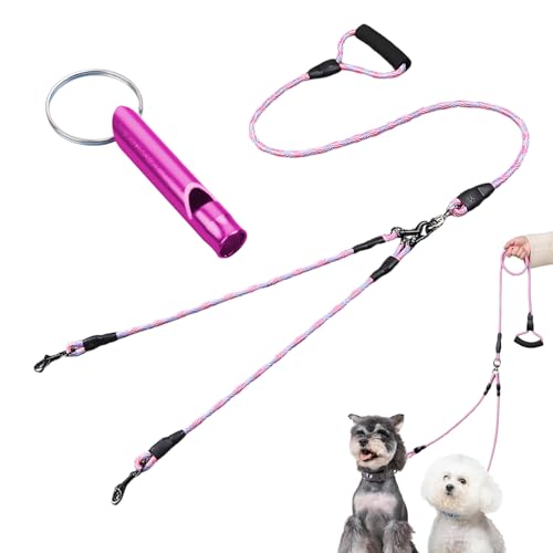 IDNVFY 1 Stück Doppelköpfiger Leine Und 1 Hundepfeife, Hundegasse Im Freien, Leine, Einfache Metallpfeife, Haustier-Reisezubehör. IDNVFY 1 Stück Doppelköpfiger Leine Und 1 Hundepfeife, Hundegasse Im Freien, Leine, Einfache Metallpfeife, Haustier-Reisezubehör. von IDNVFY