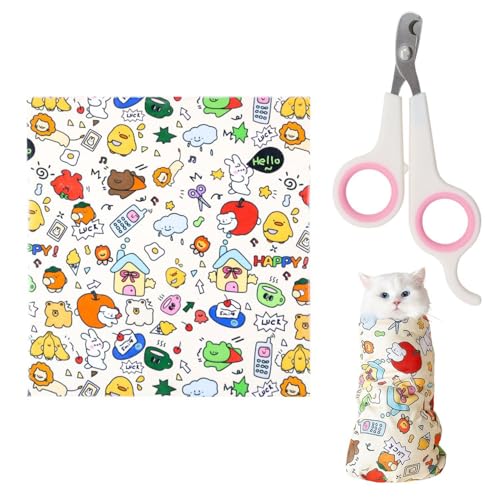 IDNVFY 1 Stück Pet Wicking Wrap Tuch Und 1 Stück Schere, Katzenzubehör, Anti-Biss- Und Kratzfeste Haustierhandtuch, Multifunktionale Haustierversorgungen. IDNVFY 1 Stück Pet Wicking Wrap Tuch Und 1 Stück Schere, Katzenzubehör, Anti-Biss- Und Kratzfeste Haustierhandtuch, Multifunktionale Haustierversorgungen. von IDNVFY