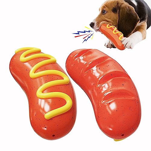IDOLPET Tough Dog Toys, Dog Toys for Aggressive Chewers Large Breed Dogs, Grilled Dausage Dog Chew Toy Durable Dog Toys for Large Dogs Dog Extreme Chew Toys Indestructible von IDOLPET
