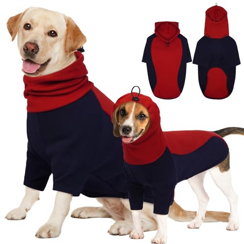 IDMIK Hunde-Winter-Kapuzenmantel, bequem, warm, Rollkragen, kaltes Wetter, gemütlicher Mantel, weiches warmes Hunde-Sweatshirt, Hundekleidung, Fleece-Hunde-Kapuzenpullover, warmes Hunde-Sweatshirt mit IDMIK Hunde-Winter-Kapuzenmantel, bequem, warm, Rollkragen, kaltes Wetter, gemütlicher Mantel, weiches warmes Hunde-Sweatshirt, Hundekleidung, Fleece-Hunde-Kapuzenpullover, warmes Hunde-Sweatshirt mit von IDOMIK