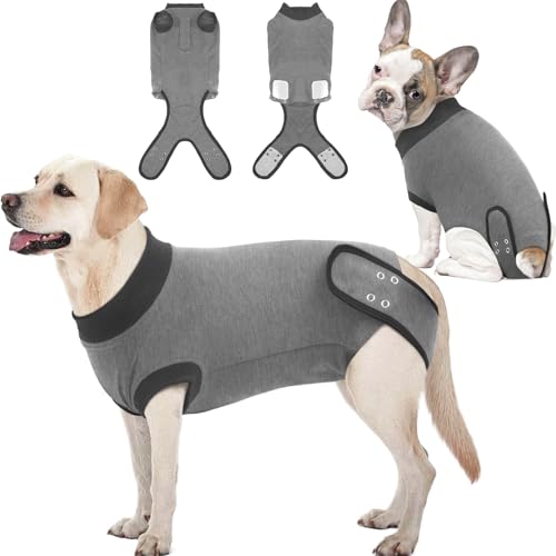 IDOMIK Hunde-Genesungsanzug für weibliche Spay – verstellbarer Einteiler für Hunde nach Operationen, gegen Lecken, für männliche und weibliche Hunde, weiche Bauch-Wundbandage und E-Kragen-Alternative IDOMIK Hunde-Genesungsanzug für weibliche Spay – verstellbarer Einteiler für Hunde nach Operationen, gegen Lecken, für männliche und weibliche Hunde, weiche Bauch-Wundbandage und E-Kragen-Alternative von IDOMIK