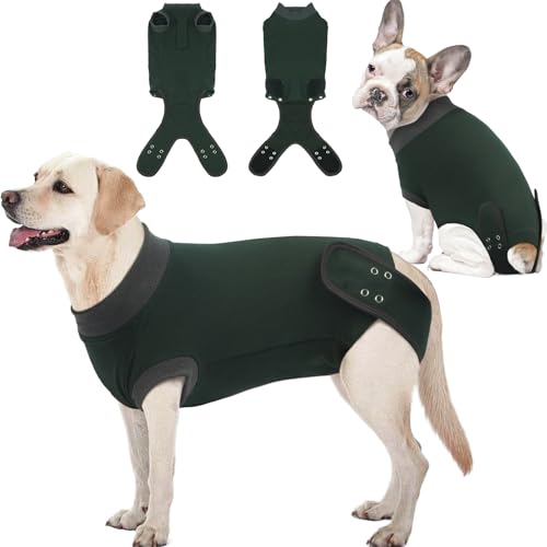 IDOMIK Hunde-Genesungsanzug für weibliche Spay – verstellbarer Einteiler für Hunde nach Operationen, gegen Lecken, für männliche und weibliche Hunde, weiche Bauch-Wundbandage und E-Kragen-Alternative IDOMIK Hunde-Genesungsanzug für weibliche Spay – verstellbarer Einteiler für Hunde nach Operationen, gegen Lecken, für männliche und weibliche Hunde, weiche Bauch-Wundbandage und E-Kragen-Alternative von IDOMIK