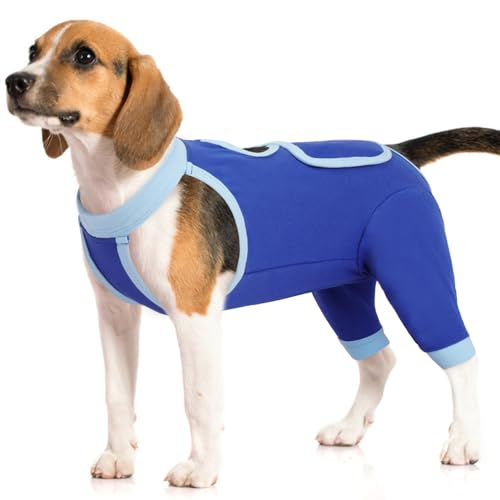 IDOMIK Hunde-Genesungsmanschette für Hinterbeine, Hunde-Genesungsanzug für weibliche Kastanien, Hundebeinmanschette gegen Lecken der Hinterbeine, lange Ärmel, Wundschutz, Einteiler für Hunde IDOMIK Hunde-Genesungsmanschette für Hinterbeine, Hunde-Genesungsanzug für weibliche Kastanien, Hundebeinmanschette gegen Lecken der Hinterbeine, lange Ärmel, Wundschutz, Einteiler für Hunde von IDOMIK