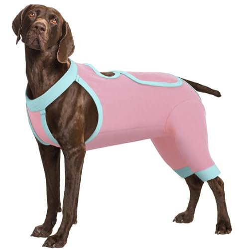 IDOMIK Hunde-Genesungsmanschette für Hinterbeine, Hunde-Genesungsanzug für weibliche Kastanien, Hundebeinmanschette gegen Lecken der Hinterbeine, lange Ärmel, Wundschutz, Einteiler für Hunde IDOMIK Hunde-Genesungsmanschette für Hinterbeine, Hunde-Genesungsanzug für weibliche Kastanien, Hundebeinmanschette gegen Lecken der Hinterbeine, lange Ärmel, Wundschutz, Einteiler für Hunde von IDOMIK