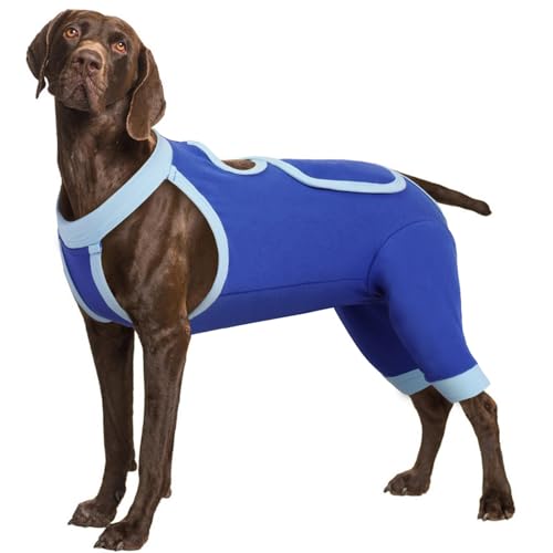 IDOMIK Hunde-Genesungsmanschette für Hinterbeine, Hunde-Genesungsanzug für weibliche Kastanien, Hundebeinmanschette gegen Lecken der Hinterbeine, lange Ärmel, Wundschutz, Einteiler für Hunde IDOMIK Hunde-Genesungsmanschette für Hinterbeine, Hunde-Genesungsanzug für weibliche Kastanien, Hundebeinmanschette gegen Lecken der Hinterbeine, lange Ärmel, Wundschutz, Einteiler für Hunde von IDOMIK