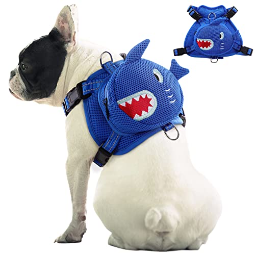 IDOMIK Hunderucksack mit Hundegeschirr, kein Ziehen, mit D-Ring für kleine, mittelgroße Hunde, niedlicher Selbsttrage-Rucksack für Hunde, verstellbares Hundegeschirr, Rucksack für Reisen, Camping, IDOMIK Hunderucksack mit Hundegeschirr, kein Ziehen, mit D-Ring für kleine, mittelgroße Hunde, niedlicher Selbsttrage-Rucksack für Hunde, verstellbares Hundegeschirr, Rucksack für Reisen, Camping, von IDOMIK