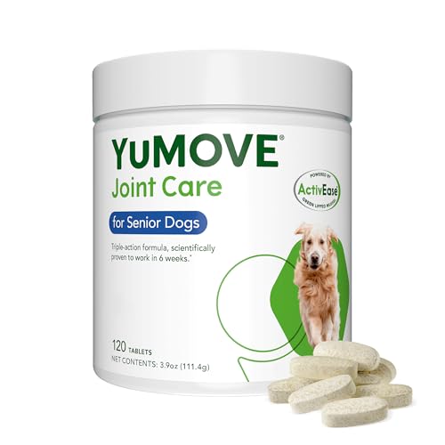 Lintbells | YuMOVE ausgewachsener Seniorin Hund | Hüft- und Gelenkergänzung für steife ausgewachsene Hunde, mit Glucosamin, Chondroitin, Grünlippmuschel | 9+ | 120 Tabletten Lintbells | YuMOVE ausgewachsener Seniorin Hund | Hüft- und Gelenkergänzung für steife ausgewachsene Hunde, mit Glucosamin, Chondroitin, Grünlippmuschel | 9+ | 120 Tabletten von Yumove