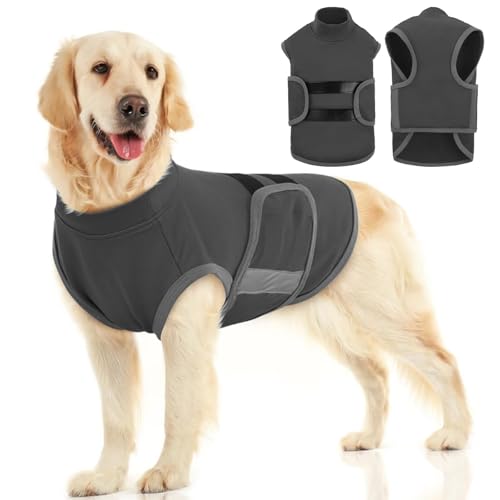 IECOii Beruhigendes Hunde-Shirt, bequemer Hunde-Angstlinderungsmantel für Gewitter, Reisen, Feuerwerk 4. Juli, Tierarztbesuche, Trennungsangstlinderung für Hunde, hautfreundliche Hunde-Angstjacke IECOii Beruhigendes Hunde-Shirt, bequemer Hunde-Angstlinderungsmantel für Gewitter, Reisen, Feuerwerk 4. Juli, Tierarztbesuche, Trennungsangstlinderung für Hunde, hautfreundliche Hunde-Angstjacke von IECOii