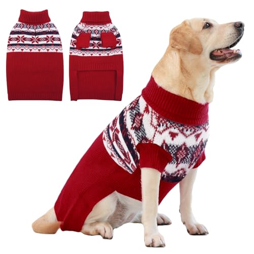 IECOii Extra Large Dog Sweater,XXXXL Hundepullover Größe Hund, 4XL Rollkragenpullover Strick Hund Pullover,Pullis Winter Warme Hund Kleidung Hundepullover für Dobermann, Deutsche Dogge, XXXX-Large IECOii Extra Large Dog Sweater,XXXXL Hundepullover Größe Hund, 4XL Rollkragenpullover Strick Hund Pullover,Pullis Winter Warme Hund Kleidung Hundepullover für Dobermann, Deutsche Dogge, XXXX-Large von IECOii