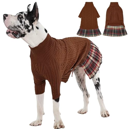IECOii HundePullover,Rollkragen Hunde Pullover,Warmer Hundepulli Fleece,Kleidung Weihnachtspullover IECOii HundePullover,Rollkragen Hunde Pullover,Warmer Hundepulli Fleece,Kleidung Weihnachtspullover von IECOii