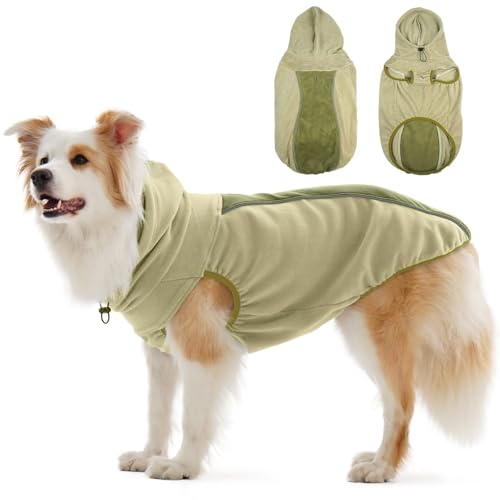 IECOii Hundemantel, Wintermantel, kuschelig, Polarfleece, Hundemantel, Overall mit Reißverschluss, verstellbar, Winddicht IECOii Hundemantel, Wintermantel, kuschelig, Polarfleece, Hundemantel, Overall mit Reißverschluss, verstellbar, Winddicht von IECOii
