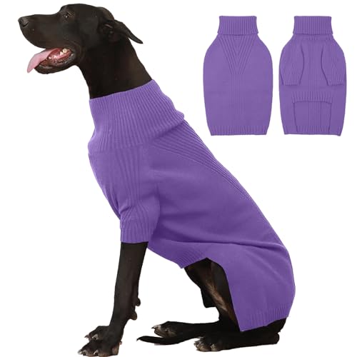 IECOii Hundepullover,Sweater für Hunde,Hundepullover für Kleine Mittelgroße große Hunde,Warm Rollkragen Hunde Pullover,Winter Hundebekleidung for Französische Bulldogge,Labrador,Deutscher Schäferhund IECOii Hundepullover,Sweater für Hunde,Hundepullover für Kleine Mittelgroße große Hunde,Warm Rollkragen Hunde Pullover,Winter Hundebekleidung for Französische Bulldogge,Labrador,Deutscher Schäferhund von IECOii
