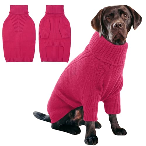 IECOii Hundepullover,Sweater für Hunde,Hundepullover für Kleine Mittelgroße große Hunde,Warmer Rollkragen Hunde Pullover,Winter Hundebekleidung for Katzen,Chihuahua,Französische Bulldogge,Labrador IECOii Hundepullover,Sweater für Hunde,Hundepullover für Kleine Mittelgroße große Hunde,Warmer Rollkragen Hunde Pullover,Winter Hundebekleidung for Katzen,Chihuahua,Französische Bulldogge,Labrador von IECOii
