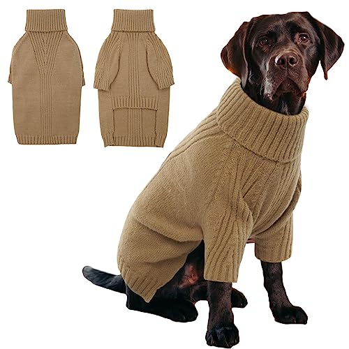 IECOii Hundepullover,Sweater für Hunde,Hundepullover für Kleine Mittelgroße große Hunde,Warmer Rollkragen Hunde Pullover,Winter Hundebekleidung for Katzen,Chihuahua,Französische Bulldogge,Labrador IECOii Hundepullover,Sweater für Hunde,Hundepullover für Kleine Mittelgroße große Hunde,Warmer Rollkragen Hunde Pullover,Winter Hundebekleidung for Katzen,Chihuahua,Französische Bulldogge,Labrador von IECOii
