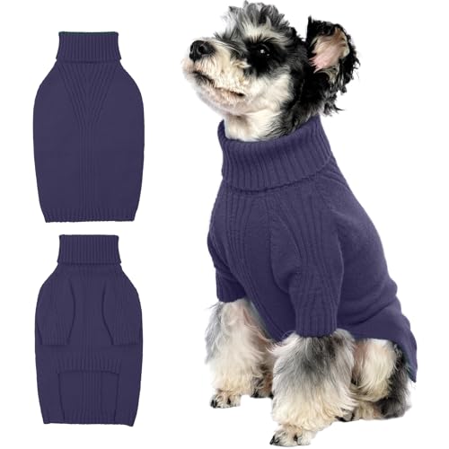 IECOii Hundepullover,Sweater für Hunde,Hundepullover für Kleine Mittelgroße große Hunde,Warmer Rollkragen Hunde Pullover,Winter Hundebekleidung for Katzen,Chihuahua,Französische Bulldogge,Labrador IECOii Hundepullover,Sweater für Hunde,Hundepullover für Kleine Mittelgroße große Hunde,Warmer Rollkragen Hunde Pullover,Winter Hundebekleidung for Katzen,Chihuahua,Französische Bulldogge,Labrador von IECOii
