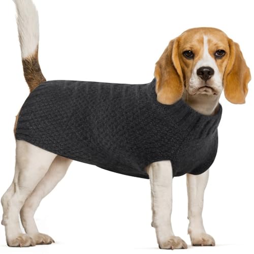 IECOii Hundepullover,Weihnachten Sweater FüR Hunde,Warmer Hunde Pullover FüR MittelgroßE GroßE Extra GroßE Hund,Hundemantel Fleece Hundepulli Wintermantel Hund,Winter Hunde Kleidung,Hund Sweatshirt von IECOii