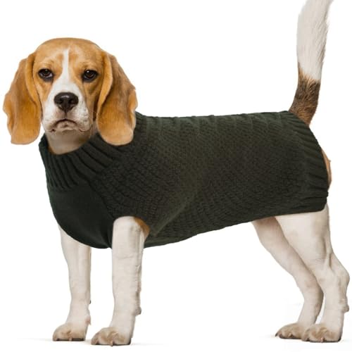 IECOii Hundepullover,Weihnachten Sweater FüR Hunde,Warmer Hunde Pullover FüR MittelgroßE GroßE Extra GroßE Hund,Hundemantel Fleece Hundepulli Wintermantel Hund,Winter Hunde Kleidung,Hund Sweatshirt von IECOii