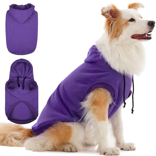 IECOii Kapuzenpullis für Hunde,Hunde Kapuzenpulli,Pullover Dog Hoodie Sweatshirt,Haustier Hund Kapuzen Kleidung,Hundepullover für Mittelgroße, Große und Extra Große Hund (kein Vliesstoff),M-4XL IECOii Kapuzenpullis für Hunde,Hunde Kapuzenpulli,Pullover Dog Hoodie Sweatshirt,Haustier Hund Kapuzen Kleidung,Hundepullover für Mittelgroße, Große und Extra Große Hund (kein Vliesstoff),M-4XL von IECOii