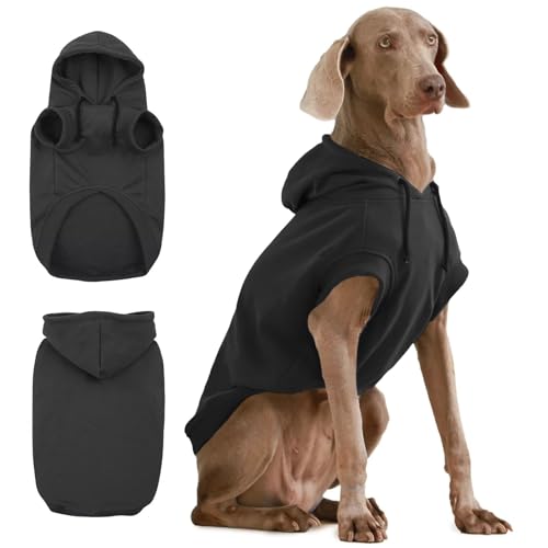 IECOii Kapuzenpullis für Hunde – Hunde-Pullover mit Kapuze,Dog Hoodie Sweatshirt, Weiche Haustier-Kleidung für Frühling & Herbst | Hundepullover von IECOii