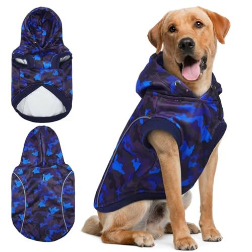 IECOii Kapuzenpullis für Hunde – Hunde-Pullover mit Kapuze von IECOii